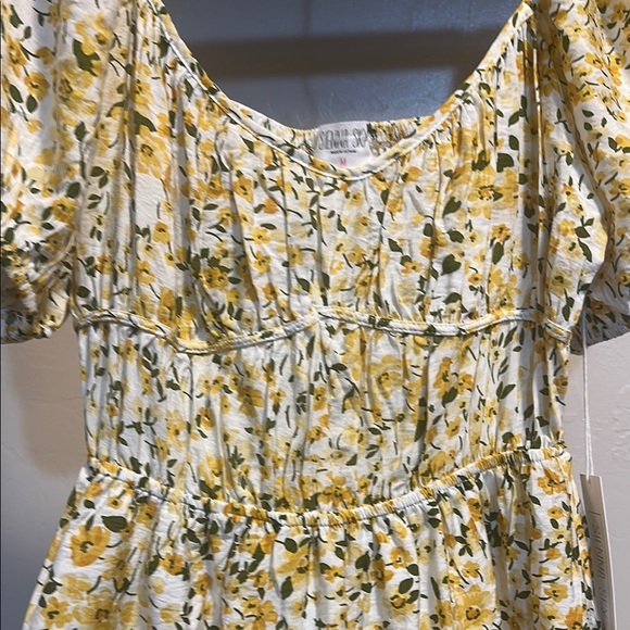 Sienna Sky Yellow and White Floral Mini Dress - Picture 3 of 8